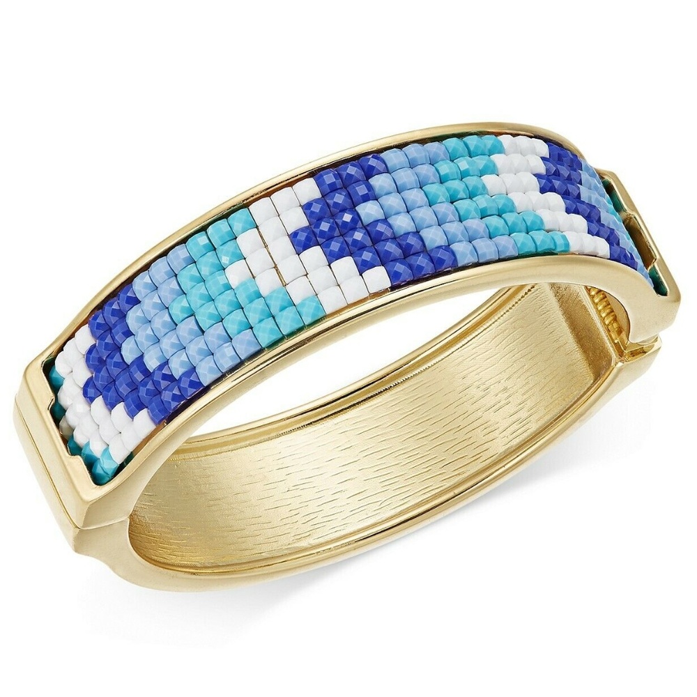 INC International Concepts Gold-Tone Blue & White